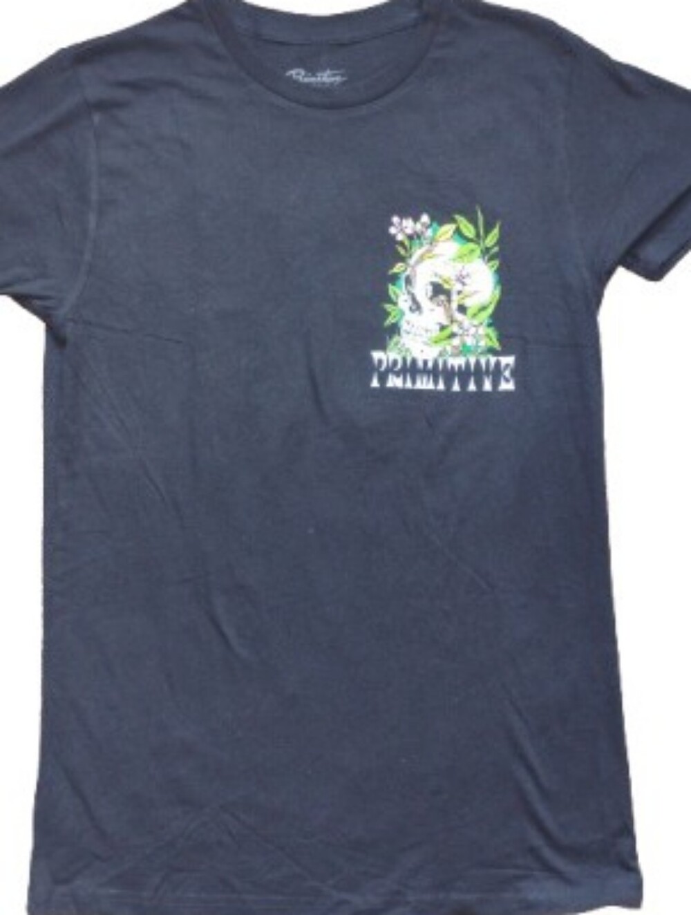 NWOT Primitive Skateboarding Til The End Skull Graphic Tee Size S